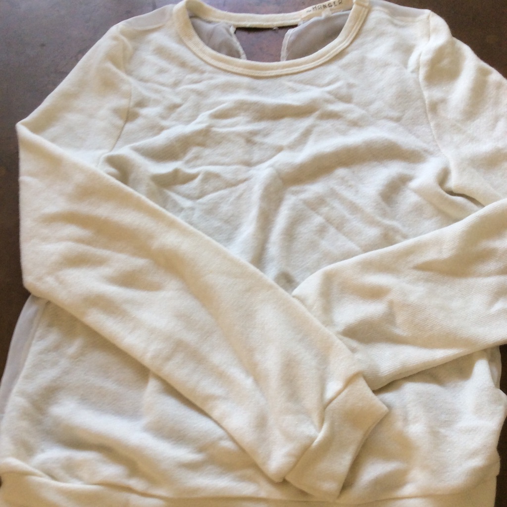 Sweater With Back Opening